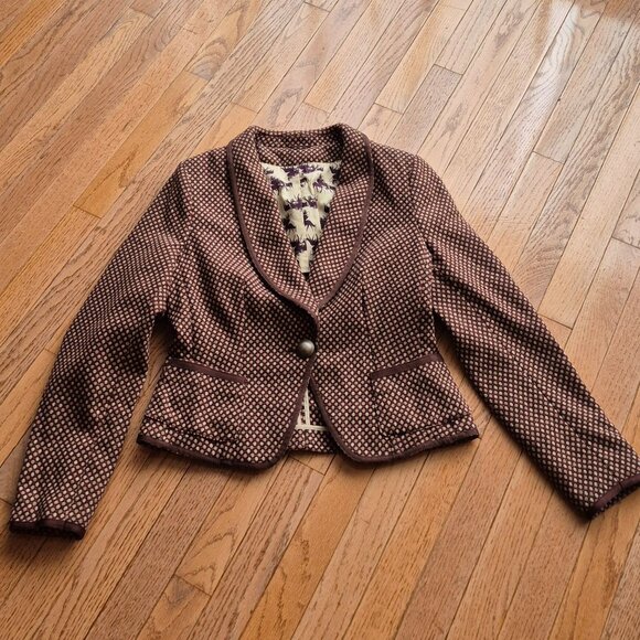 DryKorn Product Brown Wool Jacket 4 - Picture 2 of 16